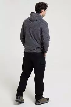 Повседневная легкая толстовка с капюшоном Snowdon II для активного отдыха Mountain Warehouse, черный