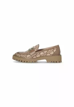 Повседневная обувь MONOGRAM-PATTERNED JACQUARD LIU JO, коричневый