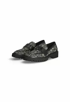 Повседневная обувь MONOGRAM-PATTERNED JACQUARD LIU JO, черный