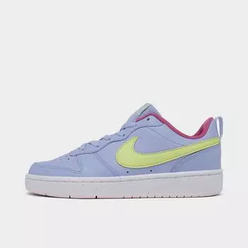 Повседневная обувь Nike Court Borough Low 2 для девочек для больших детей, фиолетовый