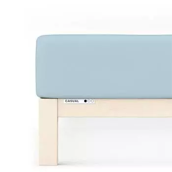 Повседневная приталенная простыня Schlafgut, синий