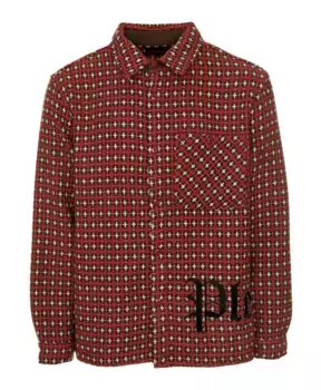 Повседневная рабочая рубашка Pleasures, красный