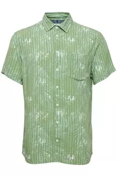 Повседневная рубашка 11 Project Regular fit Button Up Shirt Barba, зеленый