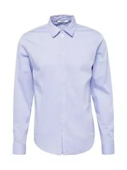 Повседневная рубашка ABOUT YOU Regular fit Button Up Shirt Frederik, светло-синий
