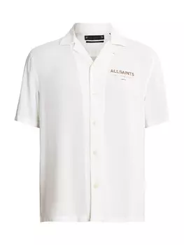 Повседневная рубашка AllSaints Regular fit Button Up Shirt OUIJA, светло-бежевый