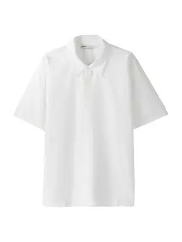 Повседневная рубашка Bershka Comfort fit Button Up Shirt, белый