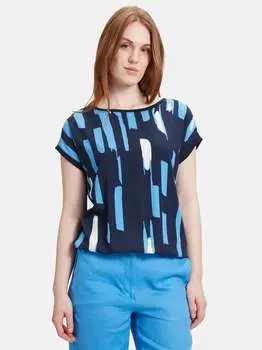 Повседневная рубашка Betty & Co, синий