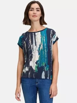 Повседневная рубашка Betty & Co, синий