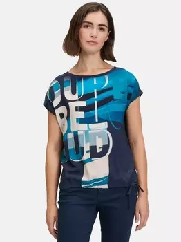 Повседневная рубашка Betty & Co, синий