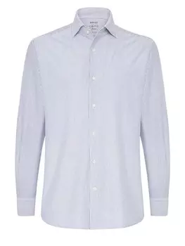 Повседневная рубашка Boggi Milano Regular fit Button Up Shirt, синий