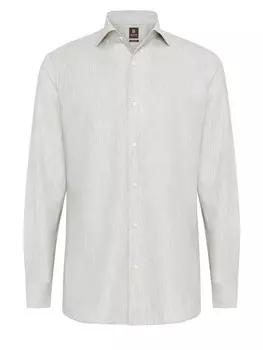 Повседневная рубашка Boggi Milano Regular fit Button Up Shirt, серый