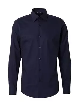 Повседневная рубашка BOSS Regular fit Button Up Shirt Joe, ночной синий