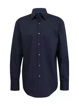 Повседневная рубашка BOSS Slim fit Button Up Shirt H-Hank, черный
