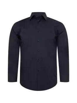Повседневная рубашка BOSS Slim fit Button Up Shirt H-Hank, темно-синий