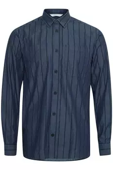 Повседневная рубашка Casual Friday Regular fit Button Up Shirt Alvin, темно-синий