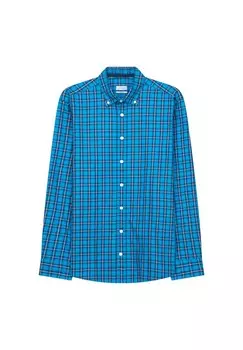 Повседневная рубашка Черная роза Seidensticker, бирюзовый