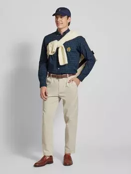 Повседневная рубашка Classic Fit с вышитыми этикетками Polo Ralph Lauren