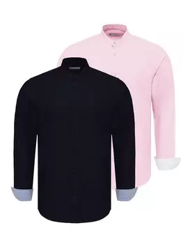 Повседневная рубашка Dandalo Regular fit Button Up Shirt, цвет navy/pink