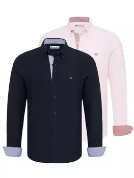 Повседневная рубашка Dandalo Regular fit Button Up Shirt, цвет blue/pink
