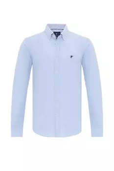 Повседневная рубашка DENIM CULTURE Regular fit Button Up Shirt CURTIS, синий
