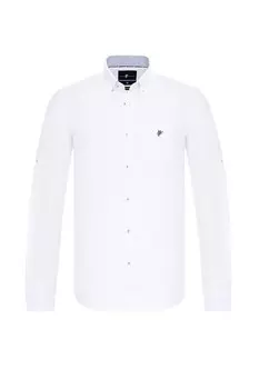 Повседневная рубашка DENIM CULTURE Regular fit Button Up Shirt CURTIS, белый