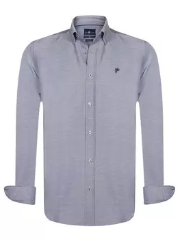 Повседневная рубашка DENIM CULTURE Regular fit Button Up Shirt Fedro, индиго