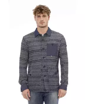 Повседневная рубашка Distretto12, синий