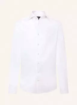 Повседневная рубашка «елочка» Hackett London, белый