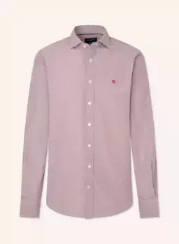 Повседневная рубашка ess fine bengal strip Hackett London, красный