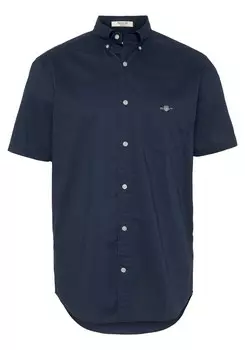 Повседневная рубашка GANT Regular fit Button Up Shirt, темно-синий