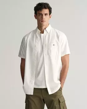 Повседневная рубашка GANT Regular fit Button Up Shirt CLASSIC, белый