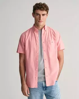 Повседневная рубашка GANT Regular fit Button Up Shirt, розовый