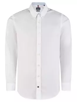 Повседневная рубашка HECHTER PARIS Regular fit Button Up Shirt, белый