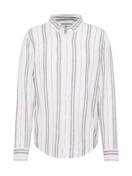 Повседневная рубашка HOLLISTER Regular fit Button Up Shirt, белый