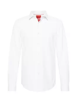 Повседневная рубашка HUGO Slim fit Button Up Shirt Kenno, белый