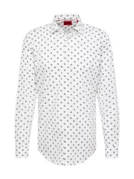 Повседневная рубашка HUGO Slim fit Button Up Shirt Kenno, белый