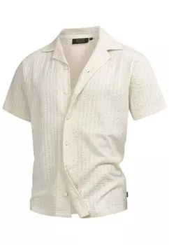 Повседневная рубашка INDICODE JEANS Regular fit Button Up Shirt, бежевый