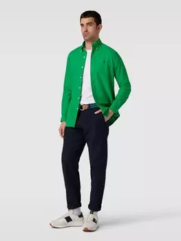 Повседневная рубашка индивидуального кроя с воротником на пуговицах Polo Ralph Lauren, зеленый