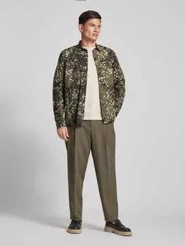 Повседневная рубашка из смеси хлопка и вискозы Antony Morato, оливковый