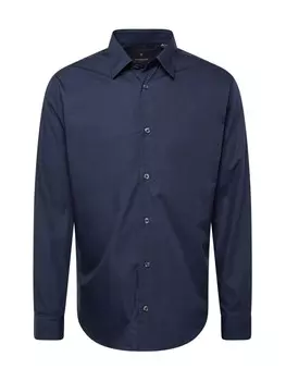 Повседневная рубашка JACK & JONES Comfort fit Button Up Shirt JPRBLABUSHWICK STANLEY, морской синий
