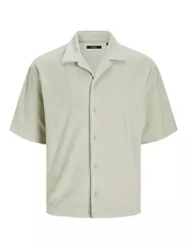 Повседневная рубашка JACK & JONES Comfort fit Button Up Shirt, цвет green/pastel green