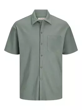 Повседневная рубашка JACK & JONES Comfort fit Button Up Shirt, зеленый