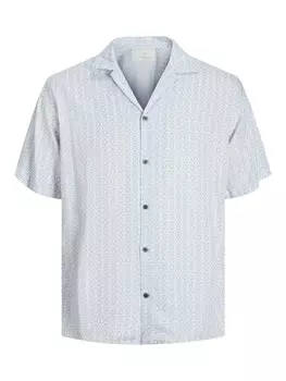 Повседневная рубашка JACK & JONES Comfort fit Button Up Shirt JPRCCAaron, пастельный синий