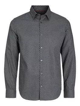 Повседневная рубашка JACK & JONES Regular fit Button Up Shirt JJArthur, темно-синий