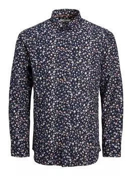 Повседневная рубашка JACK & JONES Regular fit Button Up Shirt Nordic, цвет marine blue/opal