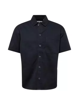 Повседневная рубашка JACK & JONES Regular fit Button Up Shirt COLLECTIVE, черный