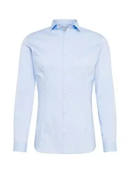 Повседневная рубашка JACK & JONES Slim fit Button Up Shirt Parma, светло-синий