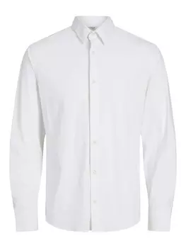 Повседневная рубашка JACK & JONES Slim fit Button Up Shirt, белый