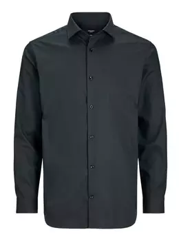 Повседневная рубашка JACK & JONES Slim fit Button Up Shirt Parker, темно-зеленый
