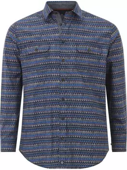 Повседневная рубашка Jan Vanderstorm Comfort fit Button Up Shirt Haljorn, коричневый